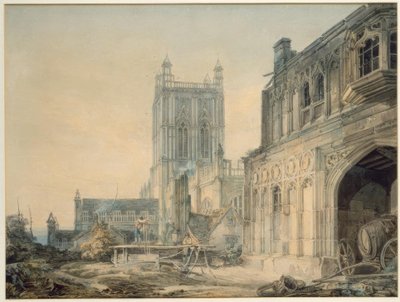 Malvern Abbey, Worcestershire by Joseph Mallord William Turner